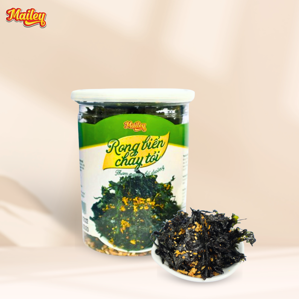 Rong biển cháy tỏi 50gr