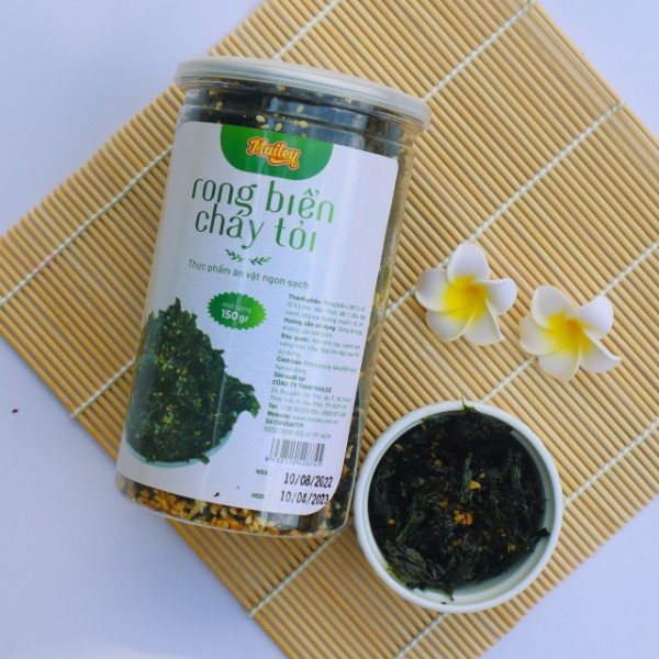 Rong biển cháy tỏi Mailey hũ 150g